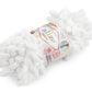 Dzija Yarn Alize Puffy - balta 9 m 100g #55