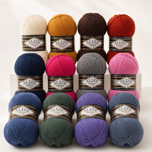 Image of Alize Superlana Klasik yarn - 100g / 280m - available at Šarlotes audumi