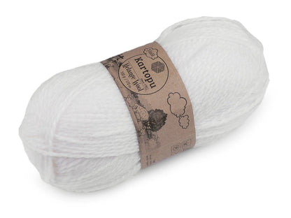 Image of wool yarn KARTOPU MELANGE WOOL 100 g / 170 m – available online at Šarlotes audumi