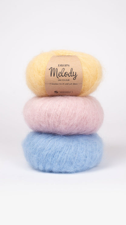 Attēls ar Dzijas DROPS Melody- 50 g / 140 m – pieejams internetā Šarlotes audumi