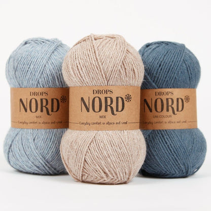 Image of DROPS Nord yarn - 50 g / 170 m – available at Šarlotes audumi