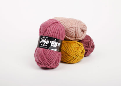 Attēls ar DROPS Snow yarn - 50 g / 50 m – available at Šarlotes audumi