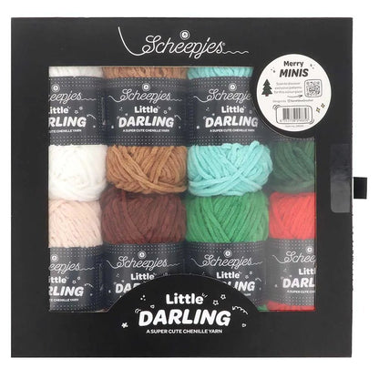 Image with Scheepjes Little Darling yarn set color set 8×25g – Farm Friends 24665 – available at Charlotte's Fabrics