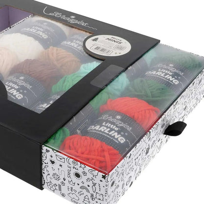 alt
Image with the Scheepjes Little Darling yarn set color pack 8×25g – Farm Friends 24665 – available at Šarlotes audumi
