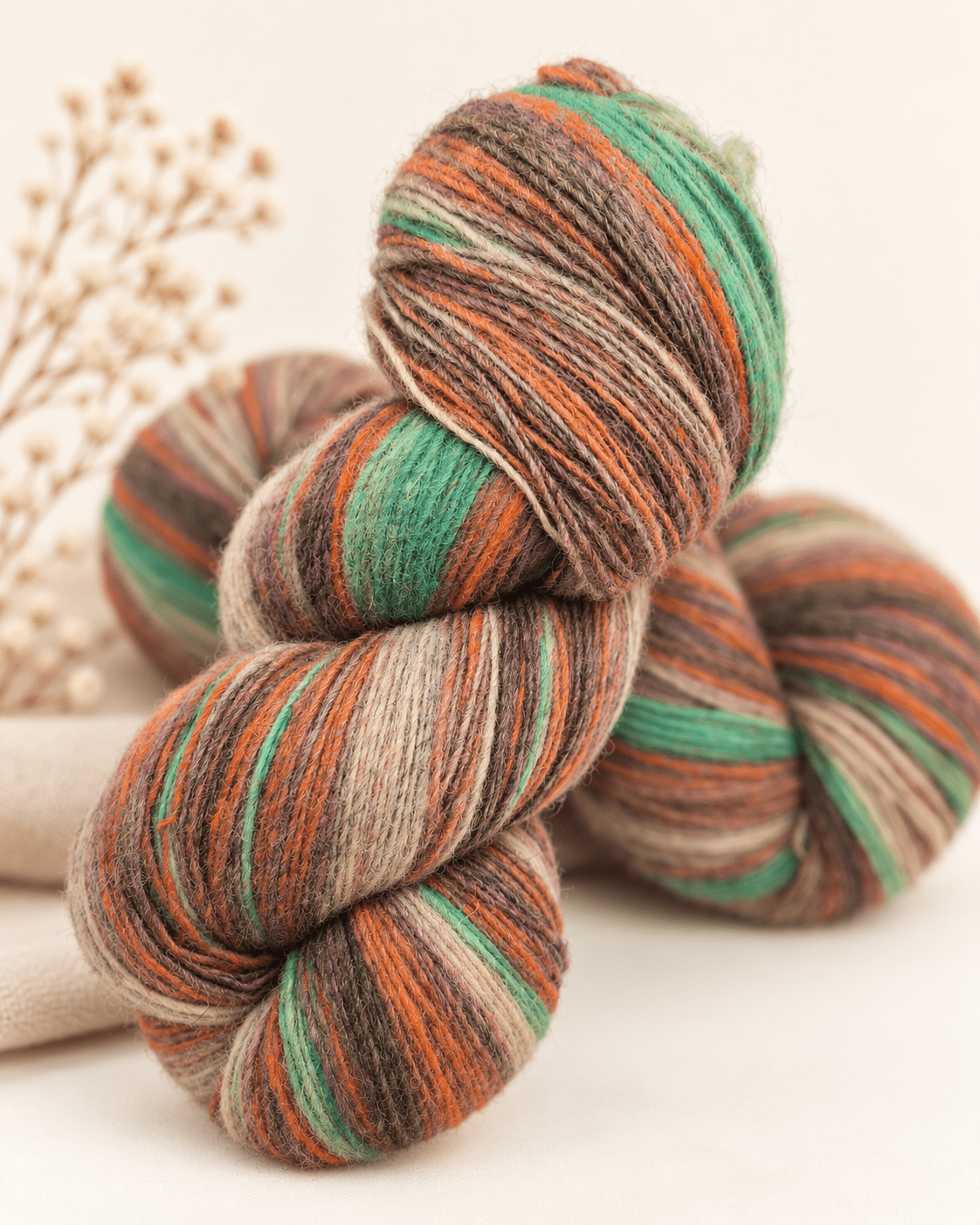 Image of Dzijas Pāces wool yarn – made in Latvia, 100% wool – available online at Šarlotes audumi