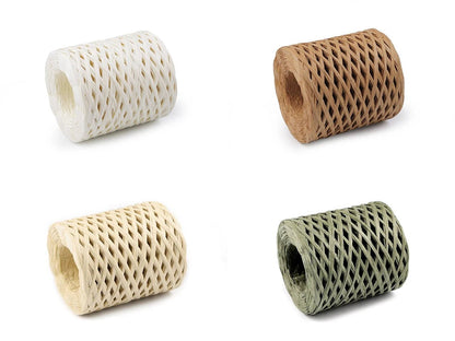 Fil de raphia| bandes de papier pour tricot et crochet - 200 m