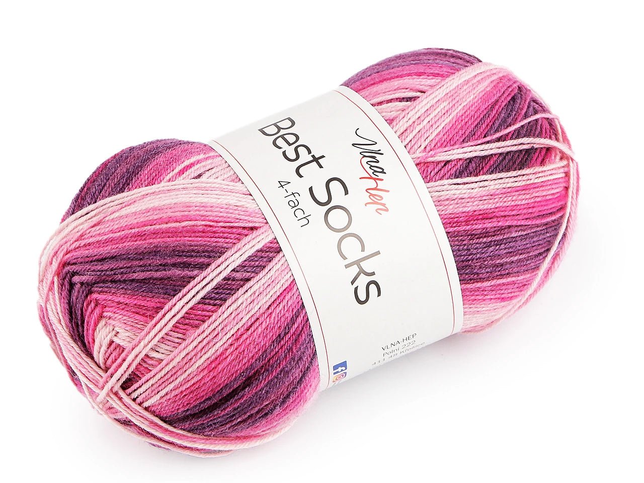 Attēls ar Dzijas Vlna Hep Best Socks - 100g / 420m – pieejams Šarlotes audumi
