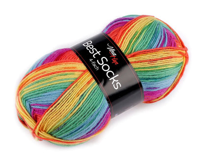 Attēls ar Dzijas Vlna Hep Best Socks - 100g / 420m – pieejams Šarlotes audumi