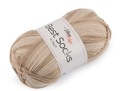 Attēls ar Dzijas Vlna Hep Best Socks - 100g / 420m – pieejams Šarlotes audumi