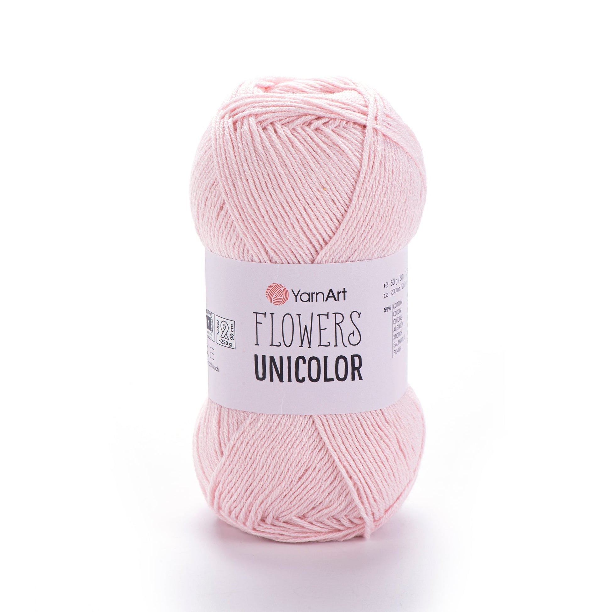 Image of YarnArt Flowers unicolor yarn - 50g / 200m – available at Šarlotes audumi