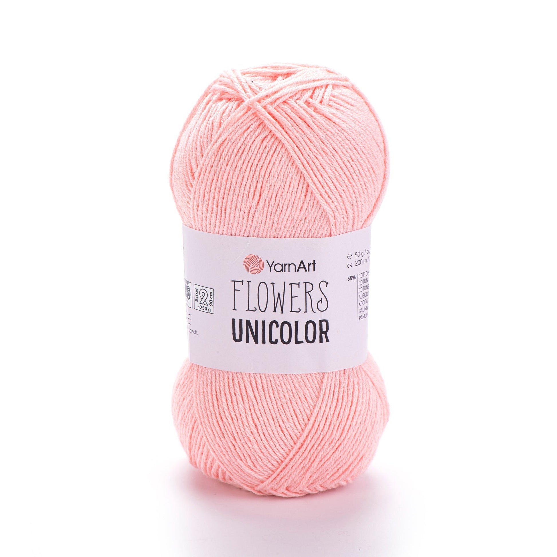 Image with YarnArt Flowers unicolor yarn - 50g / 200m – available at Šarlotes audumi