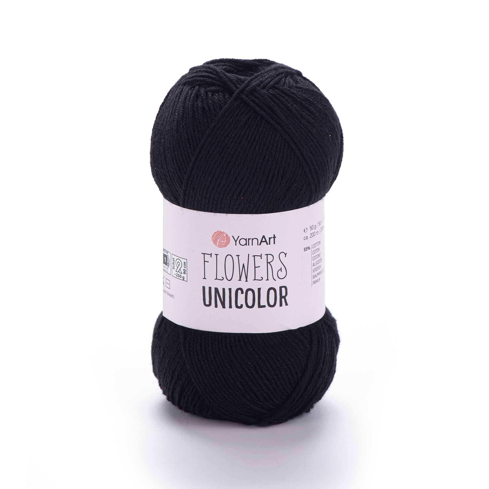 Image with Dzijas YarnArt Flowers unicolor - 50g / 200m – available at Šarlotes audumi