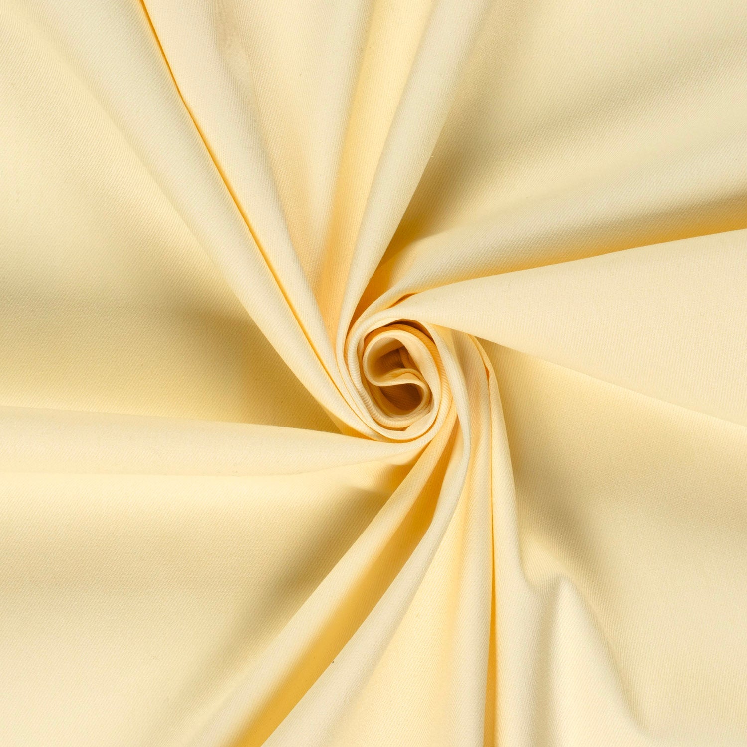Image of denim fabric with elastane - yellow 225 g/m² – available at Šarlotes audumi