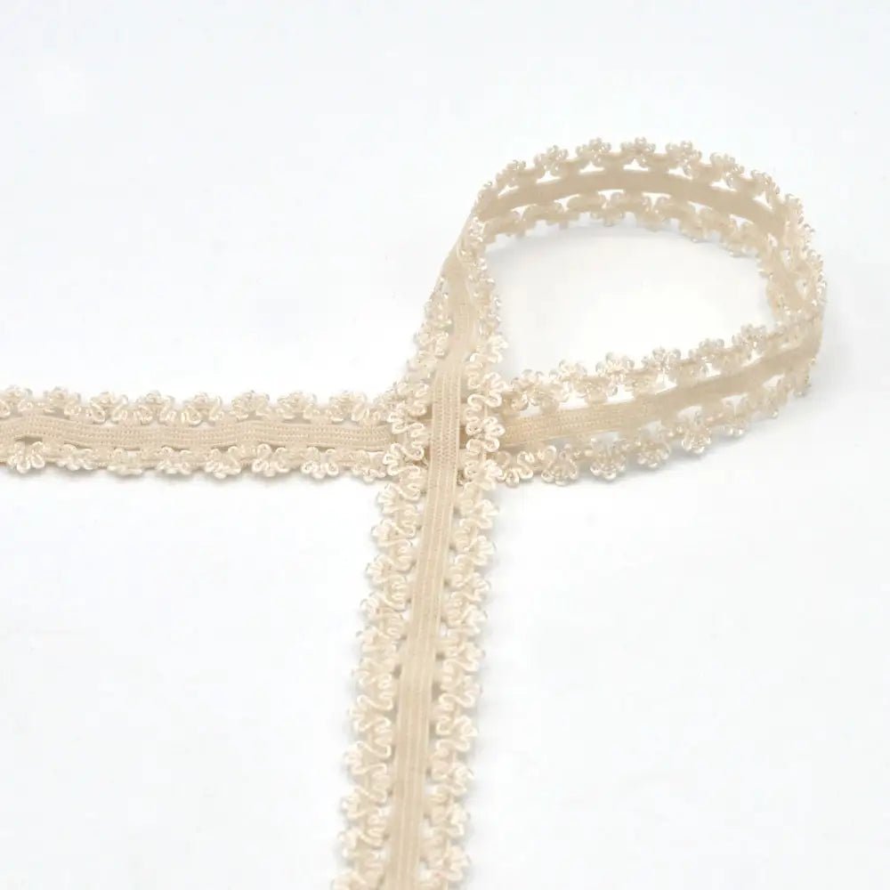 alt
Image of elastic band, lace 2.1 cm - vanilla – available at Šarlotes audumi