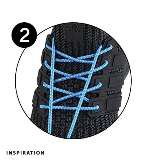 Image of elastic reflective no-tie shoelaces 120 cm|in various shades – available at Šarlotes audumi