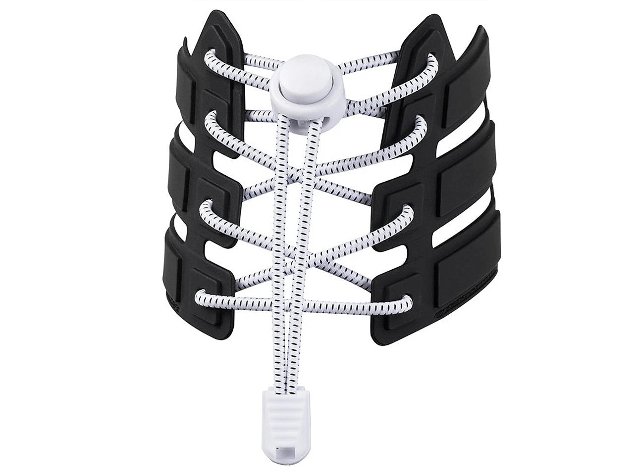 Image of elastic reflective no-tie shoelaces 120 cm|available in various shades – available at Charlotte’s Fabrics