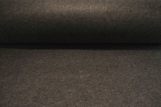 Attēls ar Filca audums ruļļos, mīksts, 1mm - tumši brūns 220 g/m² – pieejams Šarlotes audumi