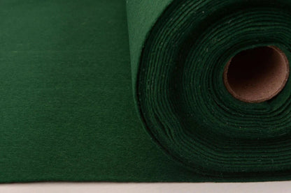 Felt fabric in rolls, soft, 1mm - dark green 220 g/m²