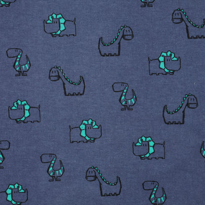 Flannel - dinosaurs 165 g/m²