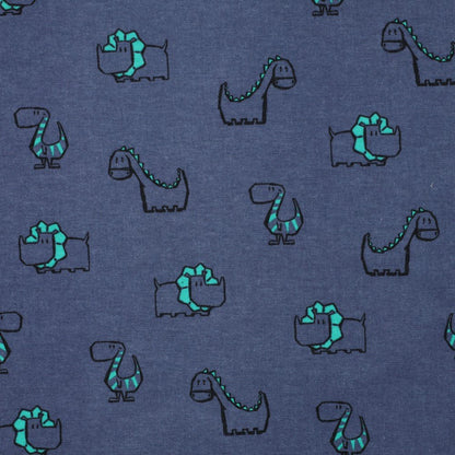 Flannel - dinosaurs 165 g/m²