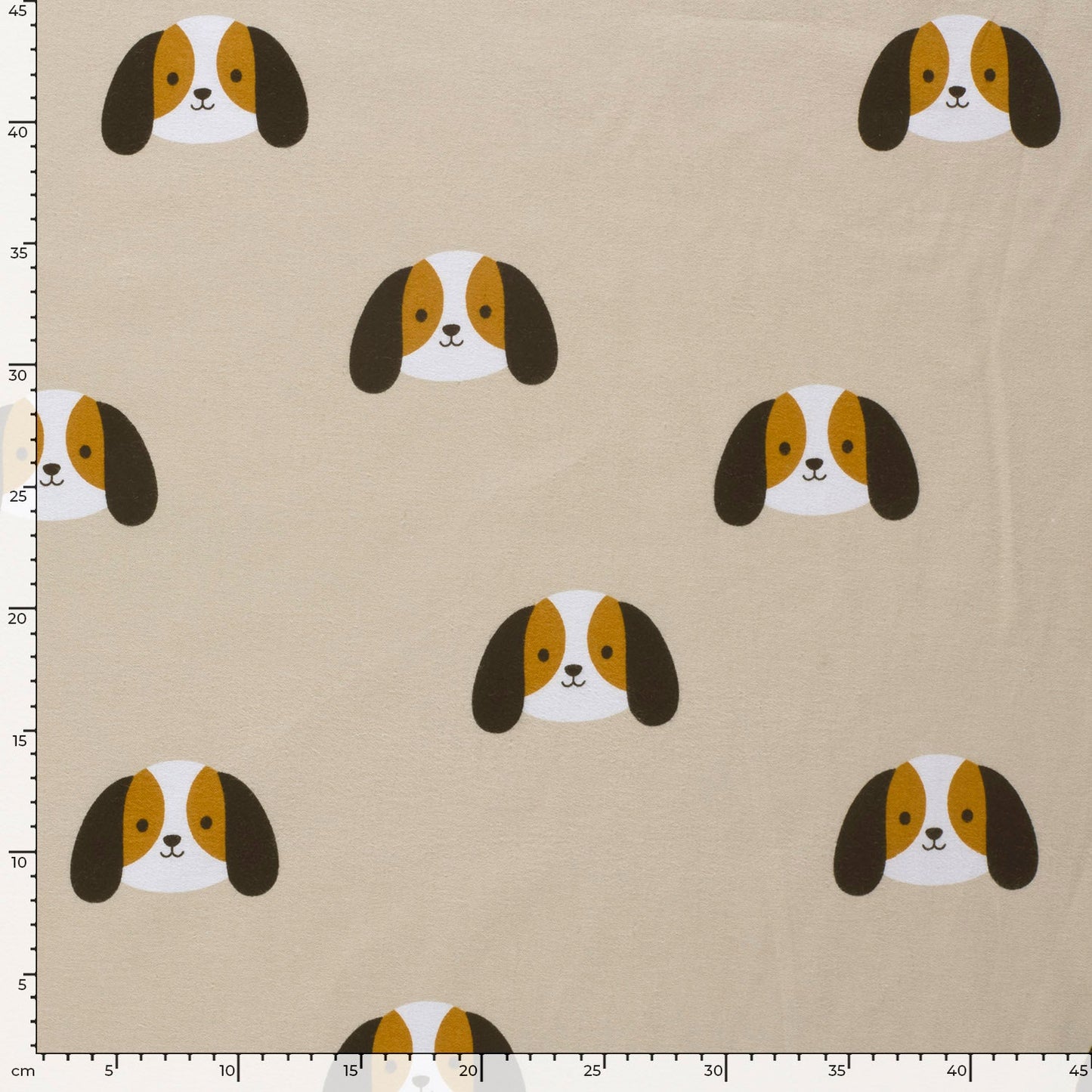 Image of Flannel - Dogs 165 g/m² – available at Charlotte's Fabrics