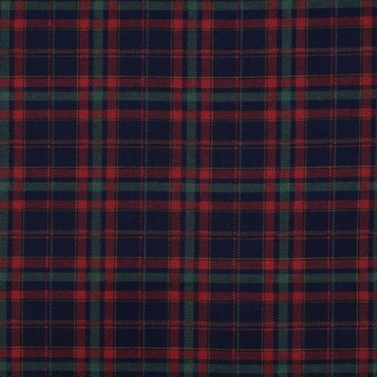 Image of flannel - green with red plaid 165 g/m² – available at Šarlotes audumi