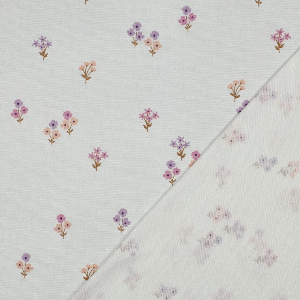 Image of flannel - flowers 165 g/m² – available at Šarlotes audumi