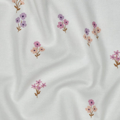 Image with flannel - flowers 165 g/m² – available at Šarlotes audumi