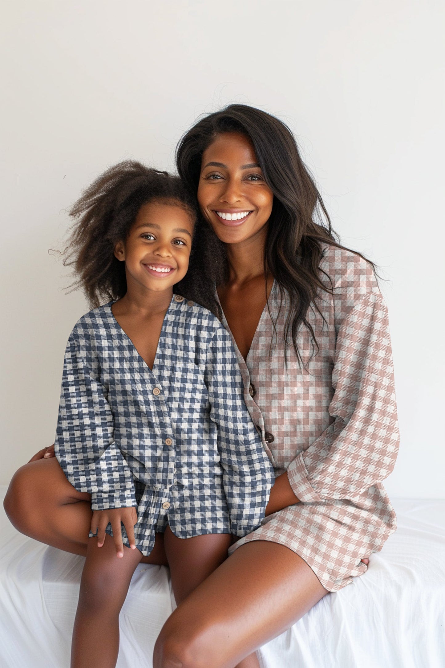 Image of flannel - blue checkered 165 g/m² – available at Šarlotes audumi