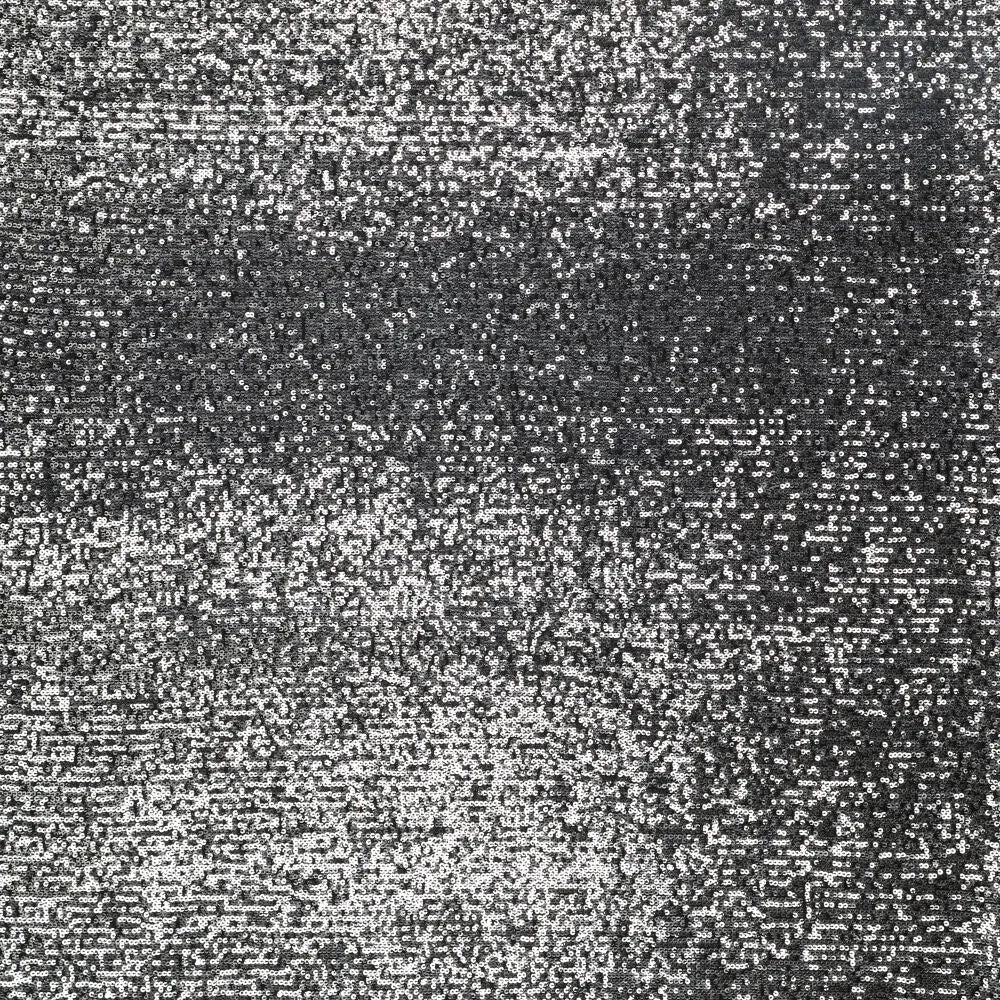 Image of sequin fabric - black silver 285 g/m² – available at Šarlotes audumi