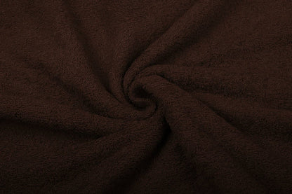 Terry fabric - chocolate brown 350 g/m²