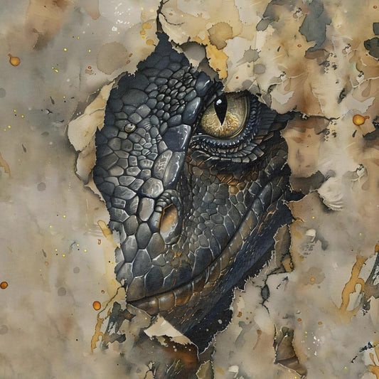 Schlingenware-Panel-Drachenauge 250 g/m²