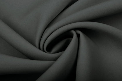 Image of dark grey gabardine — available online at Charlotte's Fabrics