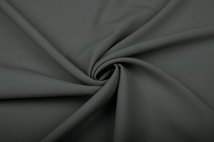Image of dark grey gabardine — available online at Charlotte's Fabrics