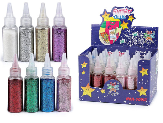 Image of glitter with applicator, 20 g – decorative glitter for crafts – available online at Šarlotes audumi