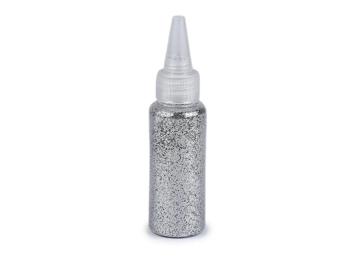 Image of glitter with applicator, 20 g – decorative glitter for crafts – available online at Šarlotes audumi