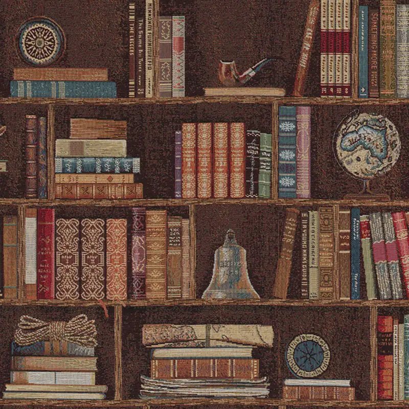 Image avec tapisserie - bibliothèque 350 g/m² – disponible chez Šarlotes audumi