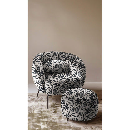 Gobelēns - black leaves 310 g/m²