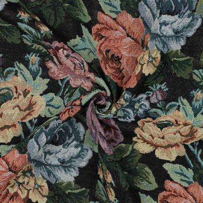 Tapestry - roses on a black background 330 g/m²