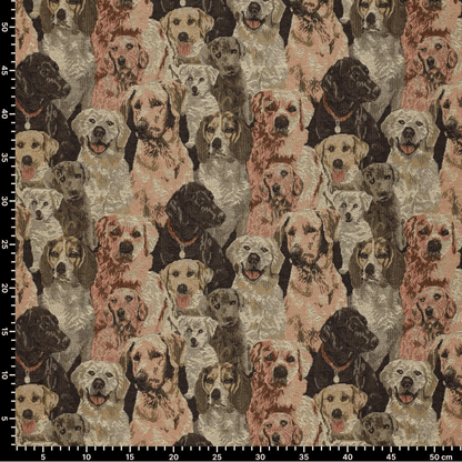 Tapestry with dogs 260 g/m² – available at Šarlotes audumi