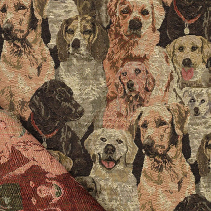 Image of tapestry - dogs 260 g/m² – available at Charlotte's Fabrics