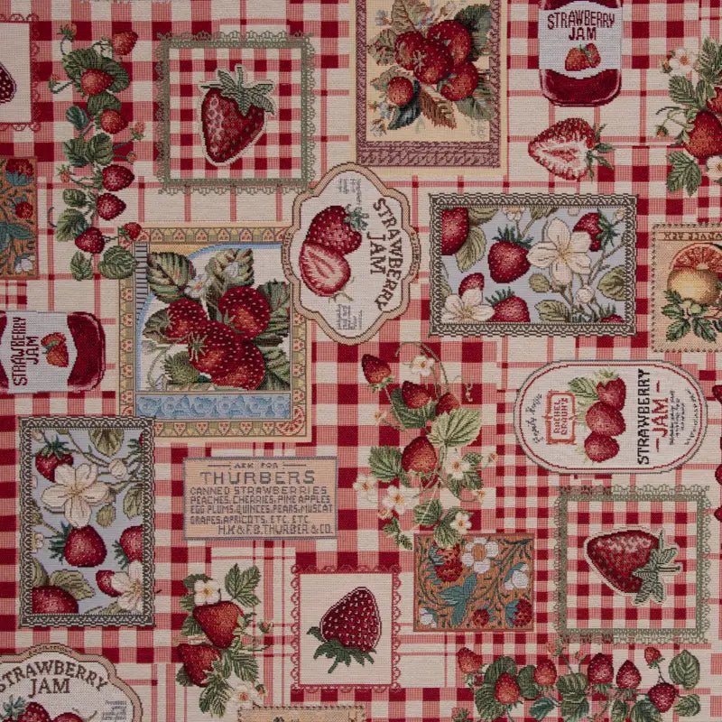 alt
Image of tapestry fabric - strawberry jam 350 g/m² – available at Šarlotes audumi