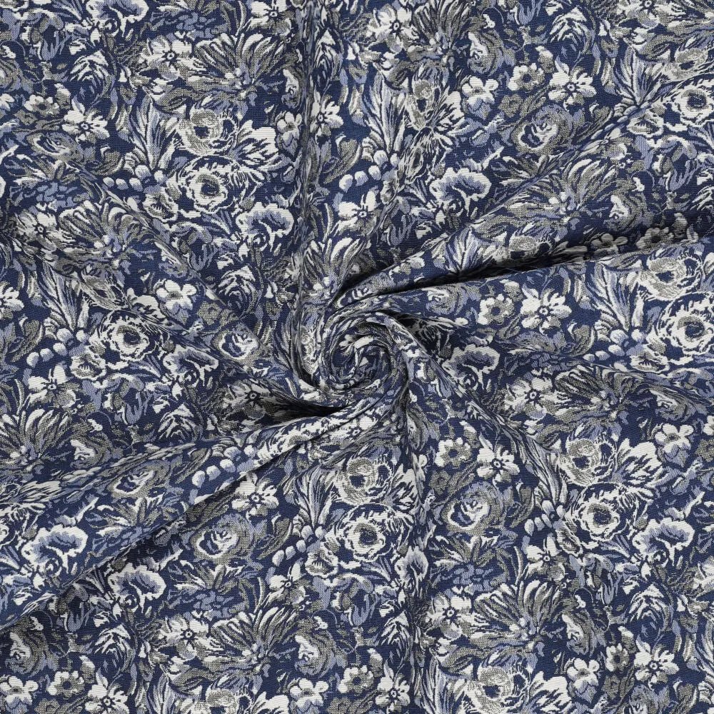 Image of tapestry blue irises – available online at Charlotte's Fabrics
