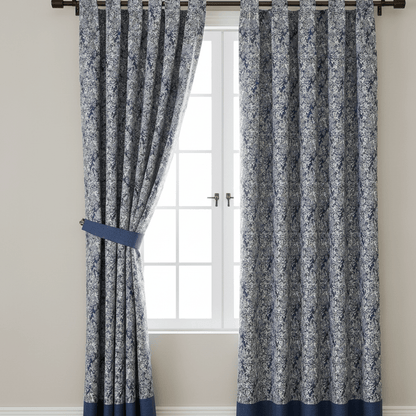 Image of tapestry - blue elegant pattern 260 g/m² – available at Šarlotes audumi