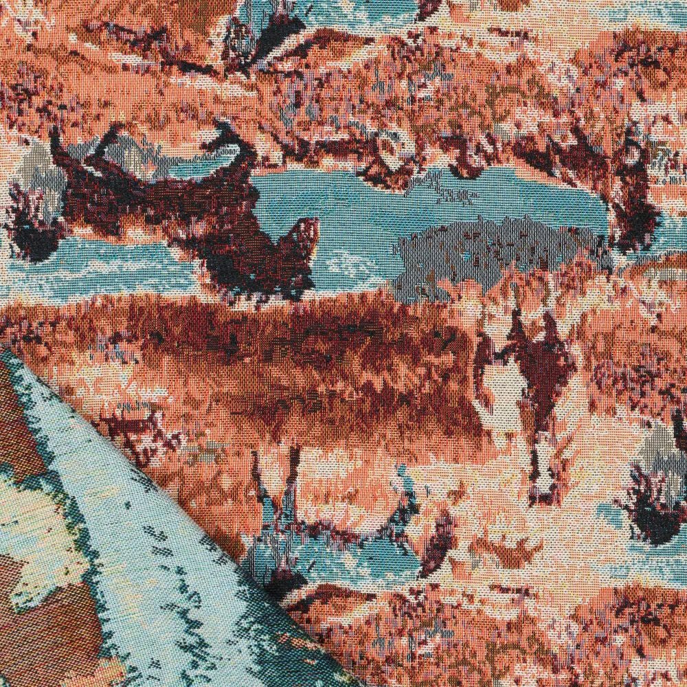 Image with tapestry - horses 350 g/m² – available at Šarlotes audumi