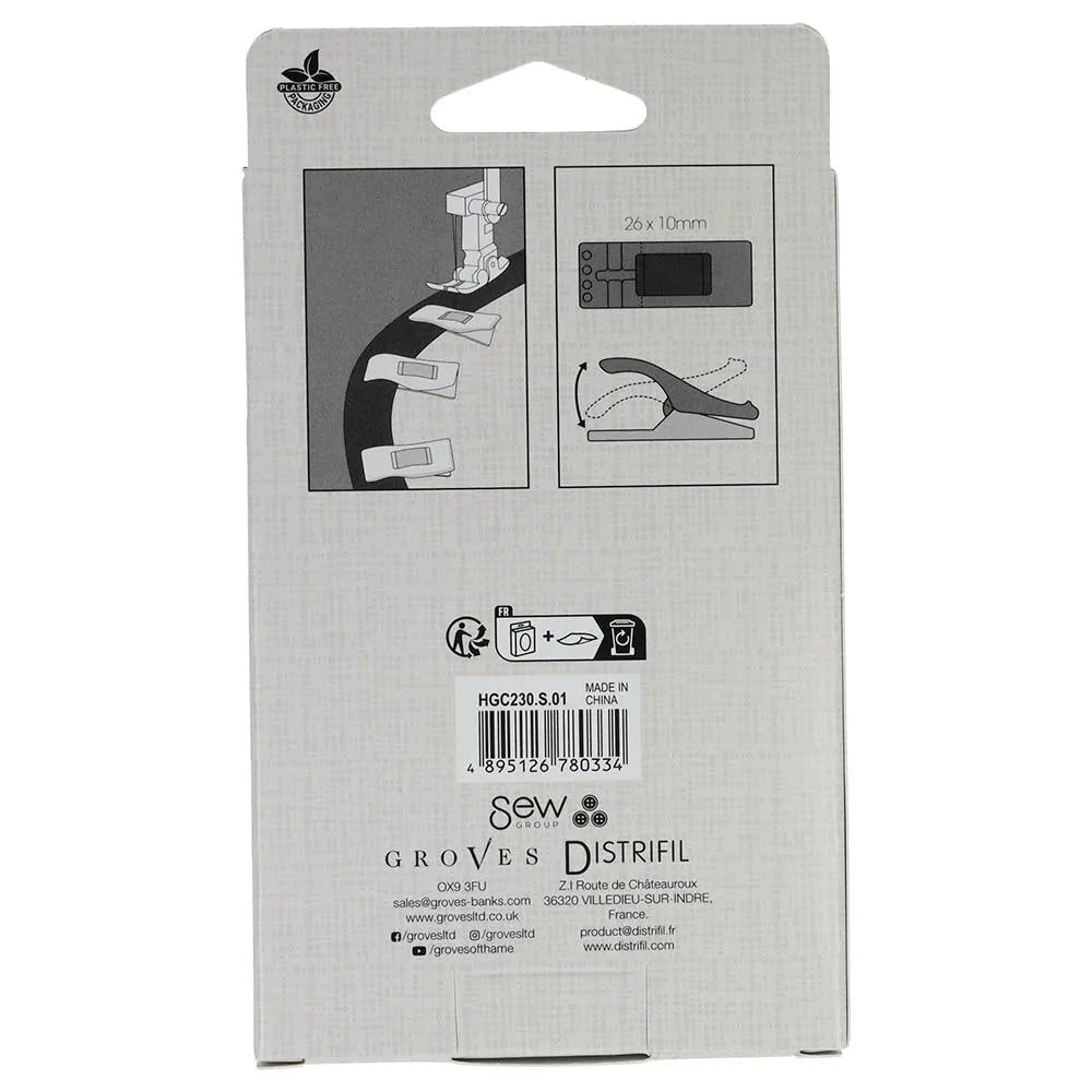 Image with Hobby Gift Create QuiltClip fabric clips 26x10 mm, 30 pcs – available at Šarlote’s Fabrics