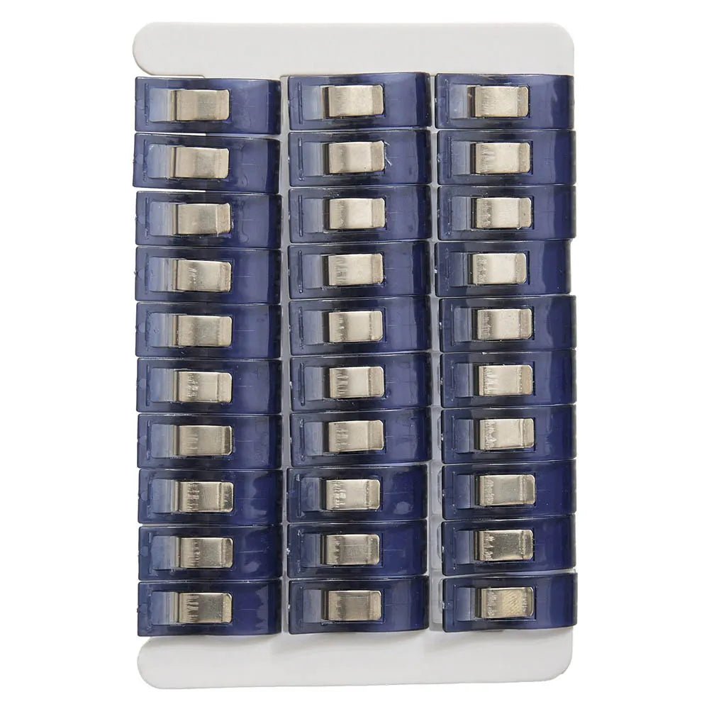Image with Hobby Gift Create QuiltClip fabric clips 26x10 mm, 30 pcs – available at Šarlotes audumi