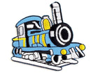 light blue train
