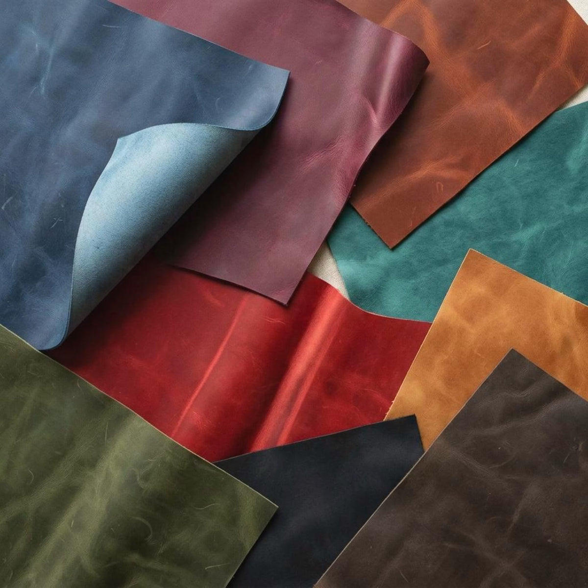 5. Genuine Crazy Horse leather, durable, flexible and known for its vintage look. 1,2–1,5 mm