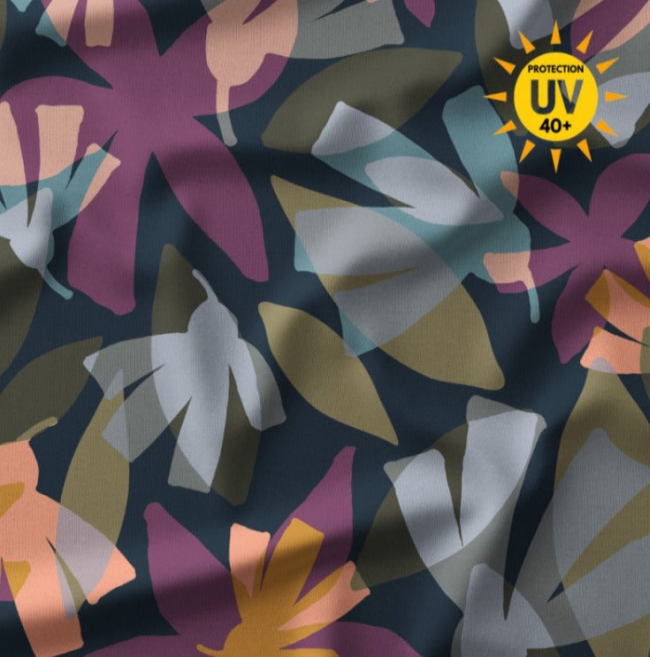Lycra fabric - abstract patterns 190 g/m²